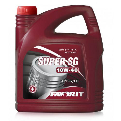 Моторное масло Favorit super SG 10w40 5л