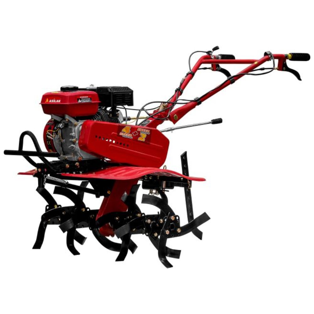 Культиватор бензиновый ASILAK SL-85BL колёса 4.00-8 (7,5 л.с., шир. 95 см, без ВОМ, передач 4+2, пониженная передача)