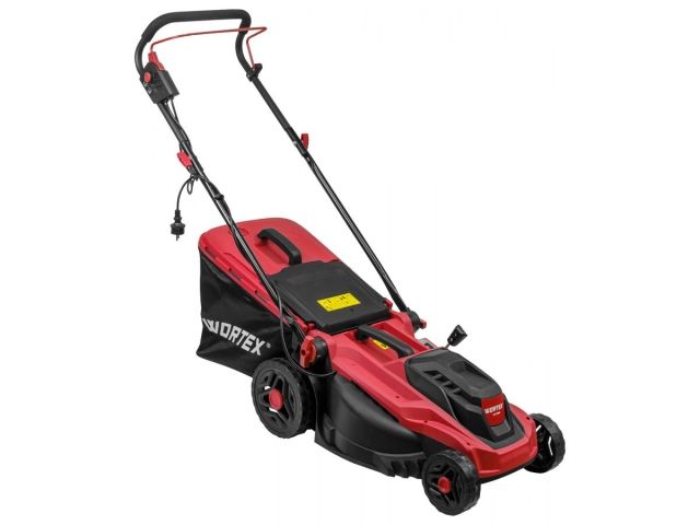 Газонокосилка электрическая WORTEX LM 3816 1600 Вт, шир.38 см (выс. 30-75 мм, травосборник 42 л) (0334250)
