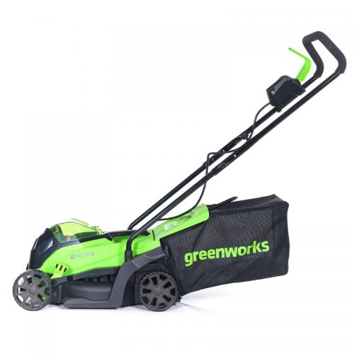 Газонокосилка Greenworks GD24LM33K4 24V (33 см) аккумуляторная, с АКБ 4 А/ч и ЗУ