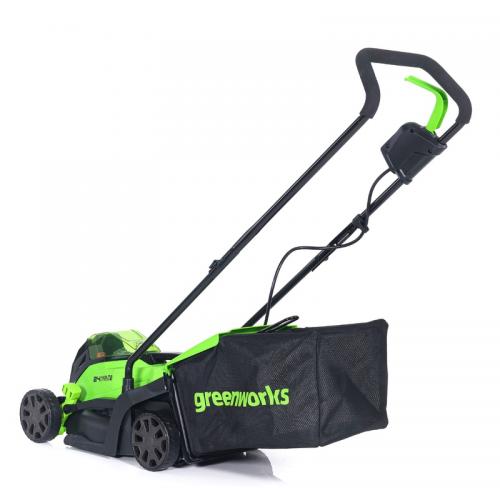Газонокосилка Greenworks GD24LM33K2 24V (33 см) аккумуляторная, с АКБ 2 А/ч и ЗУ