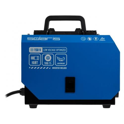 Полуавтомат сварочный Solaris FLUX-205 (230В; 20-180 А; 20,5 В / 80 В / 62 В; FLUX/MMA/TIG LIFT; байонетный разъем;) (SL5712-2)